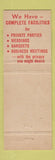 Matchbook Cover - Bernie Liflander's Fort Pitt Inn Pittsburgh PA
