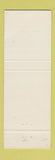Matchbook Cover - Eintracht Singing Society Dayton OH YELLOW