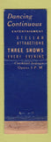 Matchbook Cover - Chez Paree Chicago IL WORN