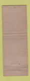 Matchbook Cover - Hotel Lockerbie Indianapolis IN WORN