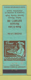 Matchbook Cover - Bruno and Lena Marraccini Raffanti's Inn Stockton CA WORN