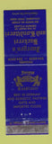 Matchbook Cover - Juergen's Backerei and Konditorei German Columbus OH WORN BLUE