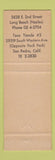 Matchbook Cover - Taco Tienda Mexican Restaurant San Pedro Long Beach CA