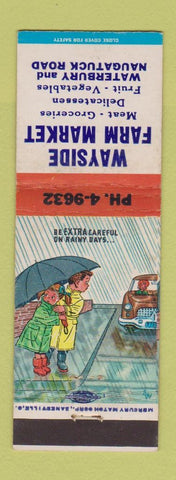 Matchbook Cover - Wayside Farm Market Waterbury? CT