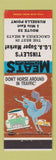 Matchbook Cover - Tinsley's IGA Grocery Russells Point OH