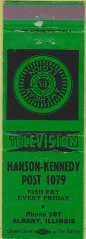 Matchbook Cover - Matchbook Cover American Legion Albany IL