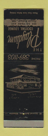 Matchbook Cover - Playdium Cocktail Lounge South Beloit IL