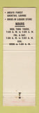 Matchbook Cover - Playdium Cocktail Lounge South Beloit IL
