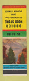 Matchbook Cover - Dodier Food Store St Louis MO Sid Newman