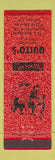 Matchbook Cover - Quito's Mexican Restaurant Salinas CA