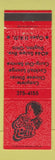 Matchbook Cover - The China Girl rstaurant Dayton OH