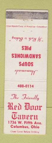 Matchbook Cover - Red Door Tavern Columbus OH WEAR