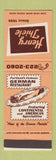 Matchbook Cover - Henry Thiele German Restaurant Portland OR