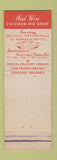 Matchbook Cover - Mel O Dee Club Red Hen Club Sacramento CA WEAR