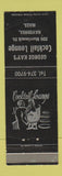 Matchbook Cover - George Kay's Cocktail Lounge Haverhill MA