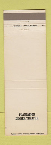Matchbook Cover - Plantation Dinner Theatre Huntsville AL