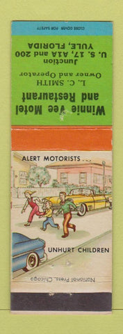 Matchbook Cover - Winnie Vee Motel Yule FL