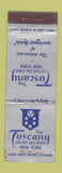 Matchbook Cover - Tuscany New York City  Hotel