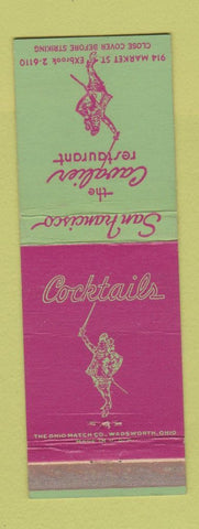 Matchbook Cover - Cavalier Restaurant San Francisco CA