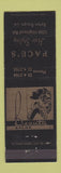Matchbook Cover - Pace Beauty Salon Baton Rouge LA girlie