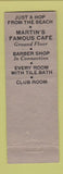 Matchbook Cover - Hotel Broadlind Long Beach CA WEAR
