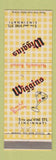 Matchbook Cover - Wiggins Cincinnati OH