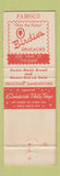 Matchbook Cover - Wiggins Cincinnati OH