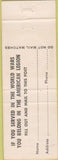 Matchbook Cover - Matchbook Cover American Legion Newport Beach CA green