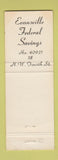 Matchbook Cover - Evansville Federal Savings  WEAR