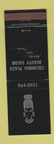 Matchbook Cover - Columbia Plaza Beauty Salon girlie