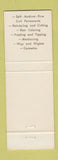 Matchbook Cover - Columbia Plaza Beauty Salon girlie