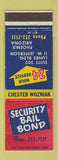 Matchbook Cover - Security Bail Bonds Phoenix AZ WEAR