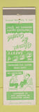 Matchbook Cover - Safety No Smoking Nixdorff Krein