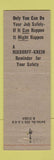 Matchbook Cover - Safety No Smoking Nixdorff Krein