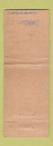 Matchbook Cover - Candy ARROW WEAR