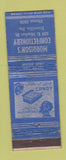 Matchbook Cover - Morrison's Confectionery Danville PA ADVANCE POOR