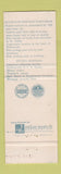 Matchbook Cover - Washington Savings Hollywood CA George