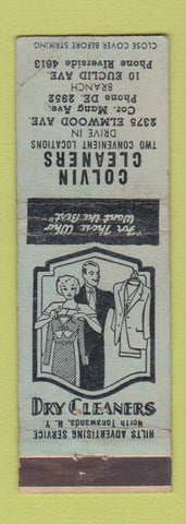 Matchbook Cover - Colvin Cleaners WEAR