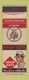 Matchbook Cover - Adam Men's Hats