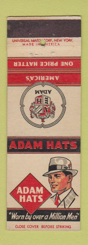 Matchbook Cover - Adam Men's Hats