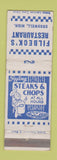 Matchbook Cover - Filbeck's Restaurant Crowswell MI WEAR