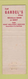 Matchbook Cover - Gandel's Liquor Store Buffalo NY