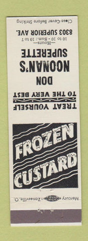 Matchbook Cover - Don Noonan's Superette Frozen Custard