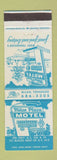 Matchbook Cover - Milan Plaza Motel Milan TN