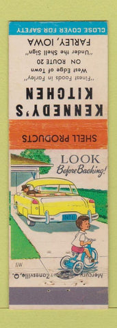Matchbook Cover - Kennedy's Kitchen Farley IA WEAR