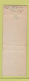 Matchbook Cover - Kennedy's Kitchen Farley IA WEAR