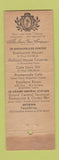 Matchbook Cover - Colonial Gardens B Altman and Co White Plains NY DD Bean