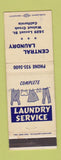 Matchbook Cover - Central Laundry Walnut Creek CA WEAR