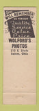 Matchbook Cover - Jerry's Barber Shop Salem OH WEAR