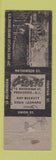Matchbook Cover - Pier 76 Providence RI lobster WEAR